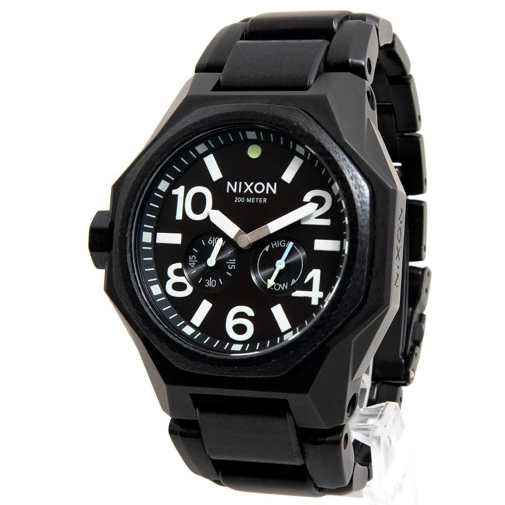 （新品・未使用品）ニクソン NIXON THE TANGENT タンジェント 腕時計 ステンレススチール ミネラルガラス ブラック A3971042 訳あり