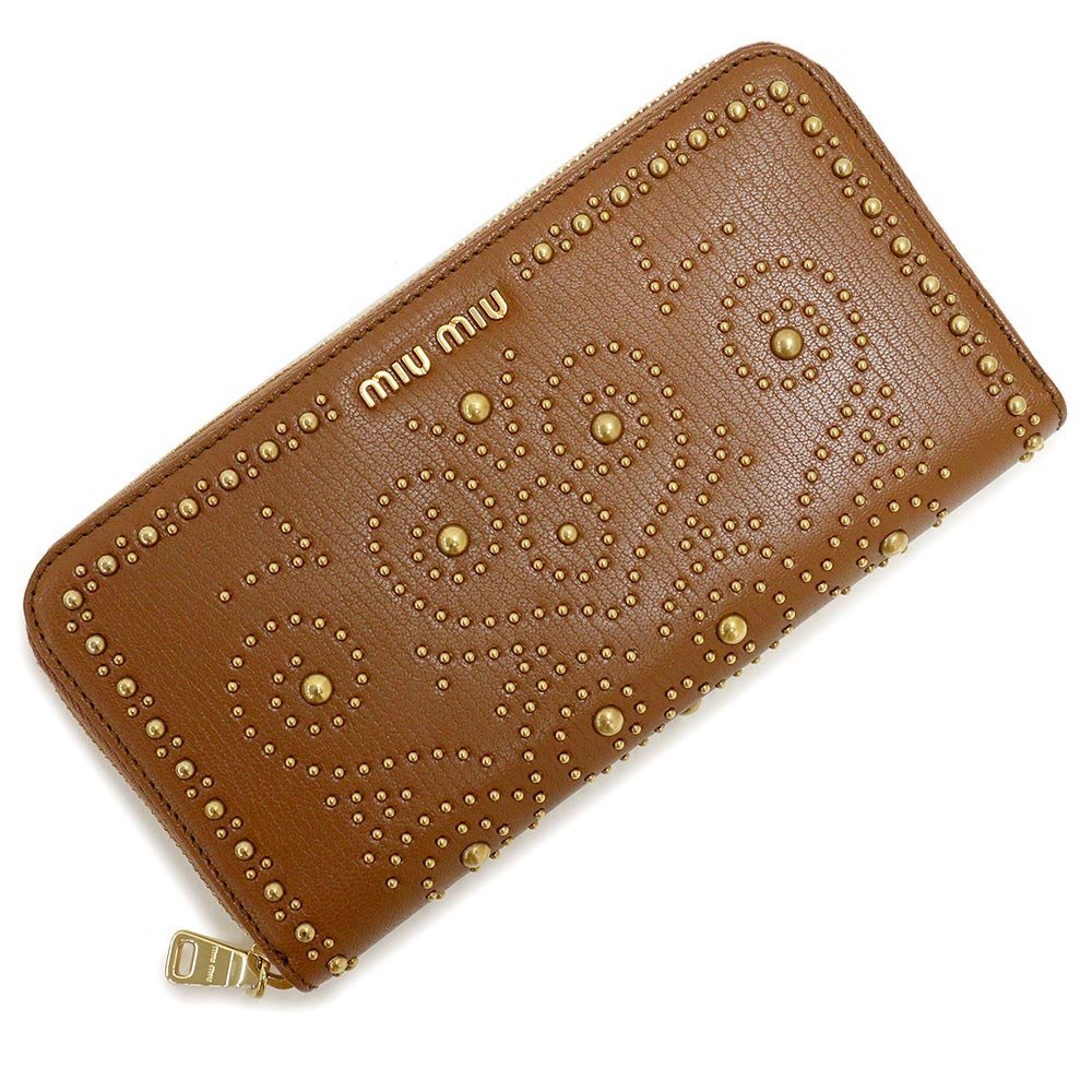 未使用 展示品)ミュウミュウ miu miu PORTAFOGLIO ポルタ 未使用 展示品)ミュウミュウ miu miu PORTAFOGLIO ポルタ