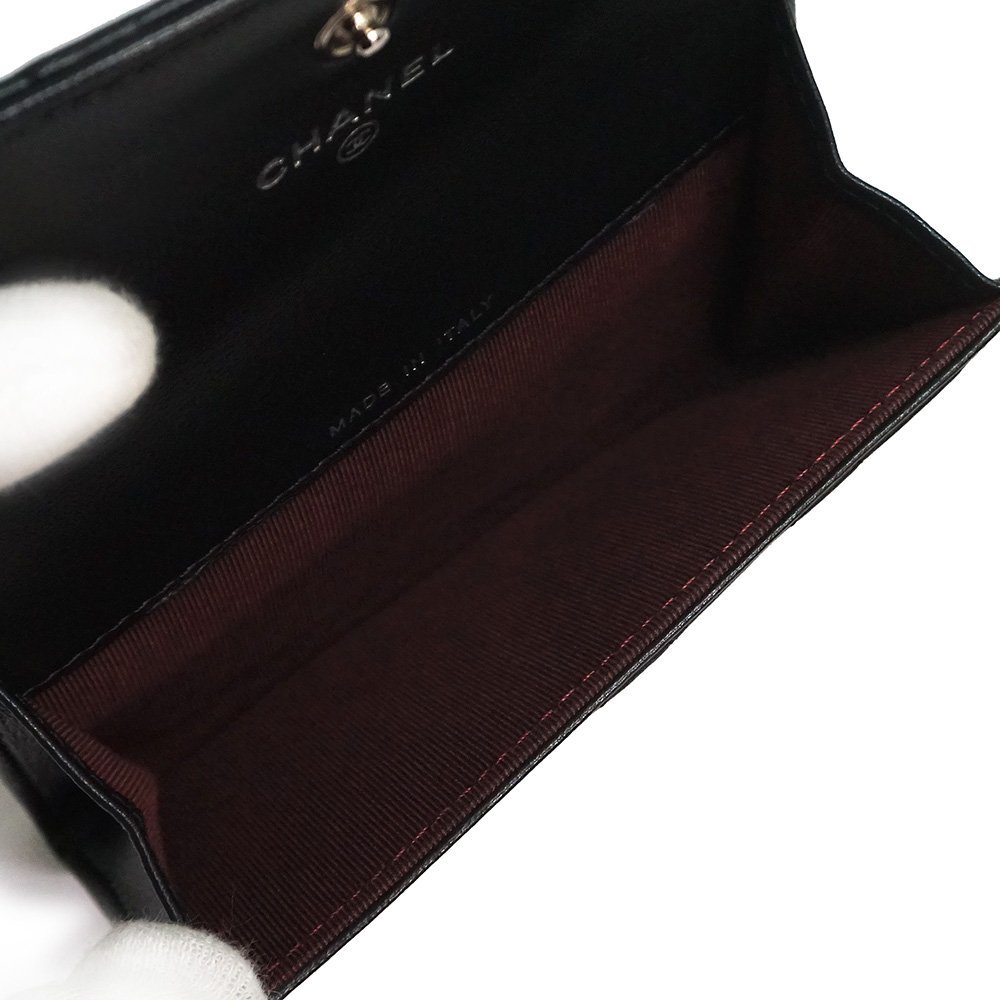 未使用 展示品】)シャネル CHANEL マトラッセ ココマーク カード