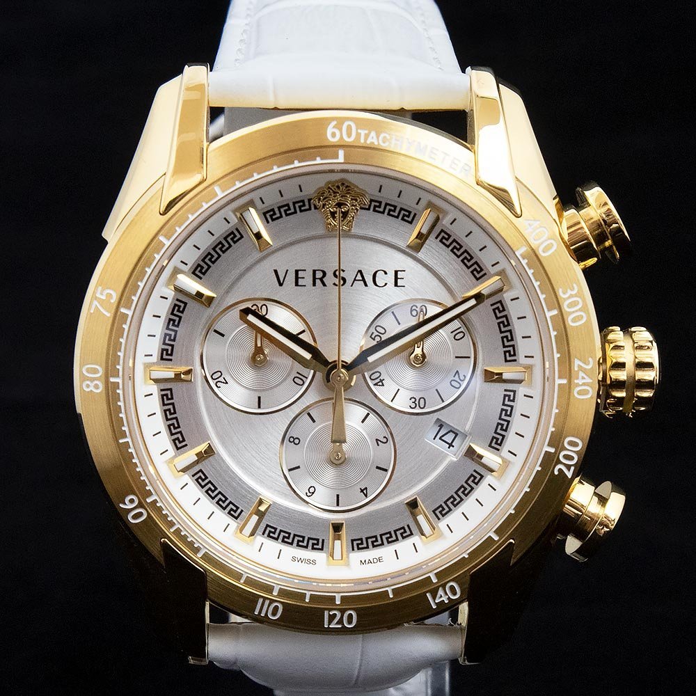 安い高評価 VERSACE - ヴェルサーチ V-RAY クロノグラフ クォーツ