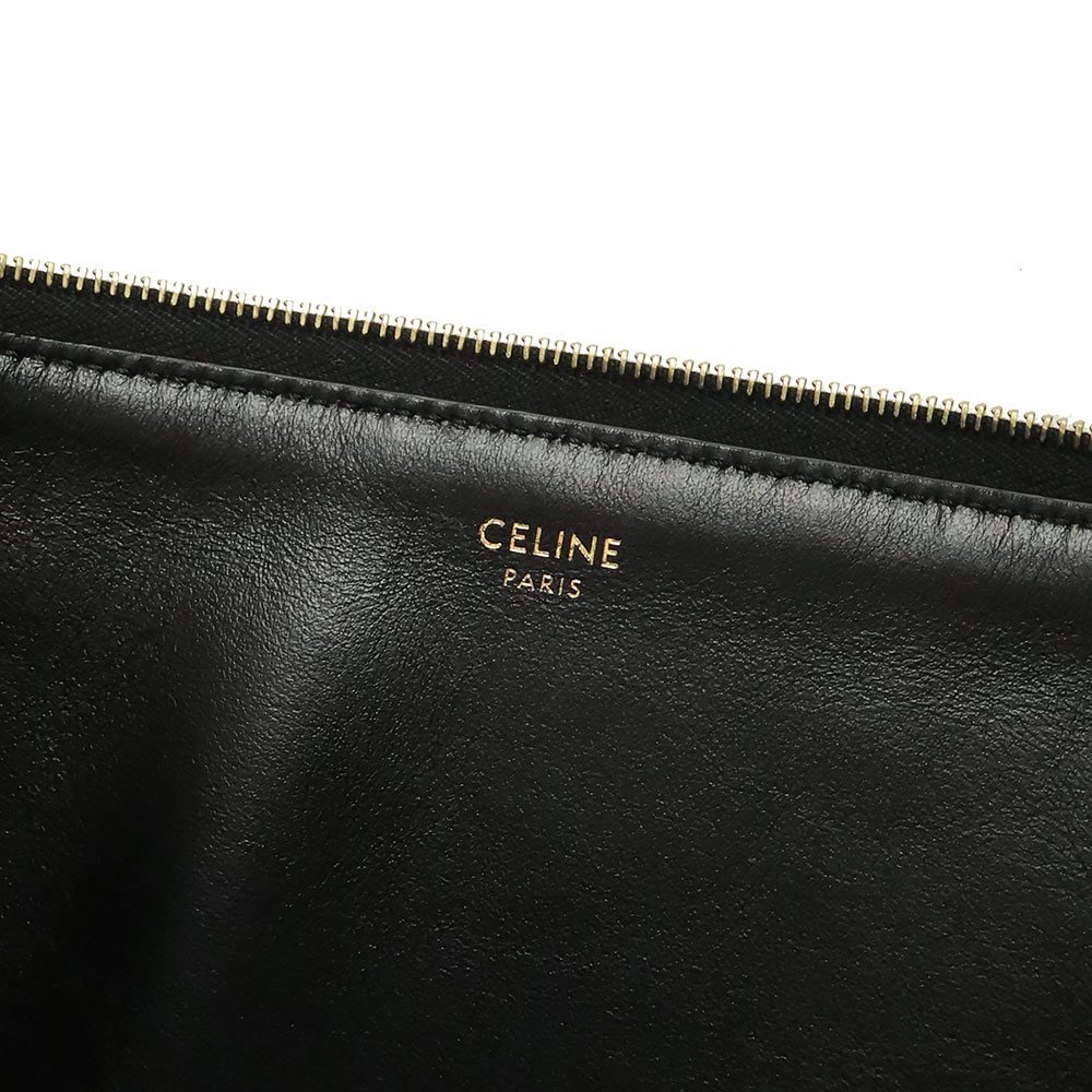 未使用 展示品)セリーヌ CELINE Cチャーム ラージ ポーチ クラッチ