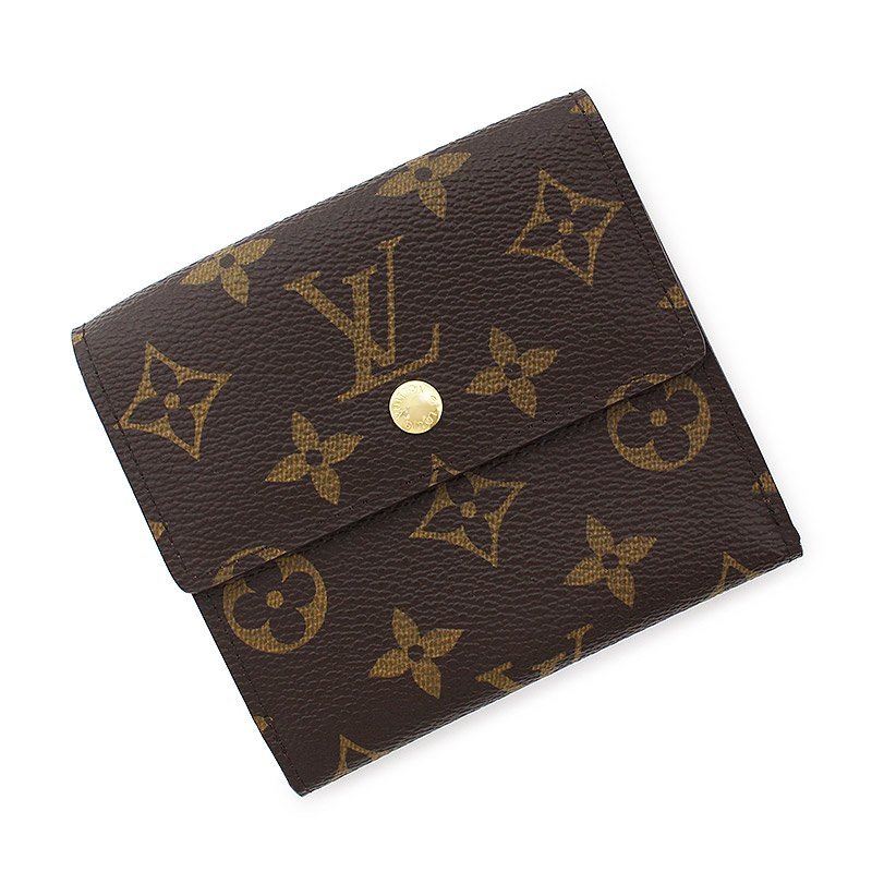 新品・未使用品）ルイ ヴィトン LOUIS VUITTON ポルトフォイユ エリーズ 二つ折り財布 モノグラム ブラウン 茶 M61654 箱付 