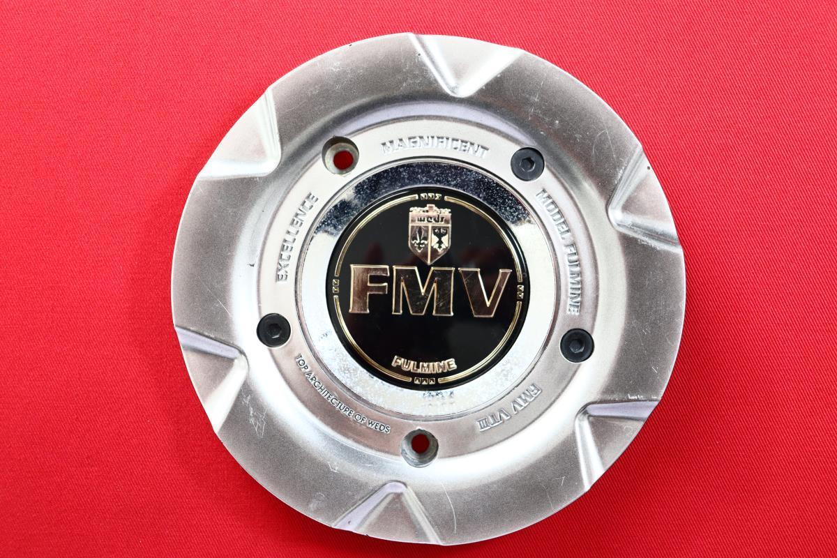 1枚 FULMINE FMV 社外 中古 ホイール センターキャップ センターカバー エンブレム オーナメント cap_画像1