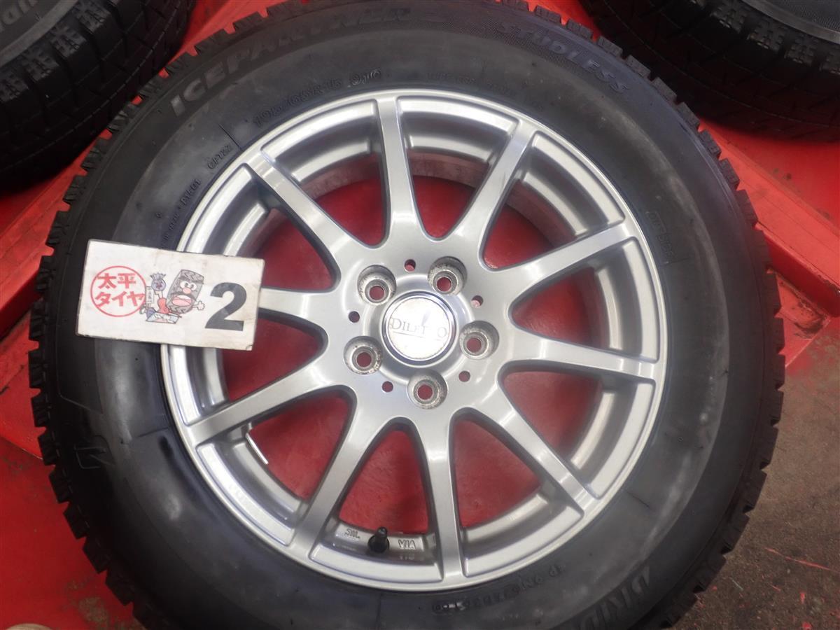 スタッドレス 10スポークタイプ1P+ブリヂストンアイスパートナー2 195/65R15 8.5分山★プリウスレガシィに！stwt15_画像6