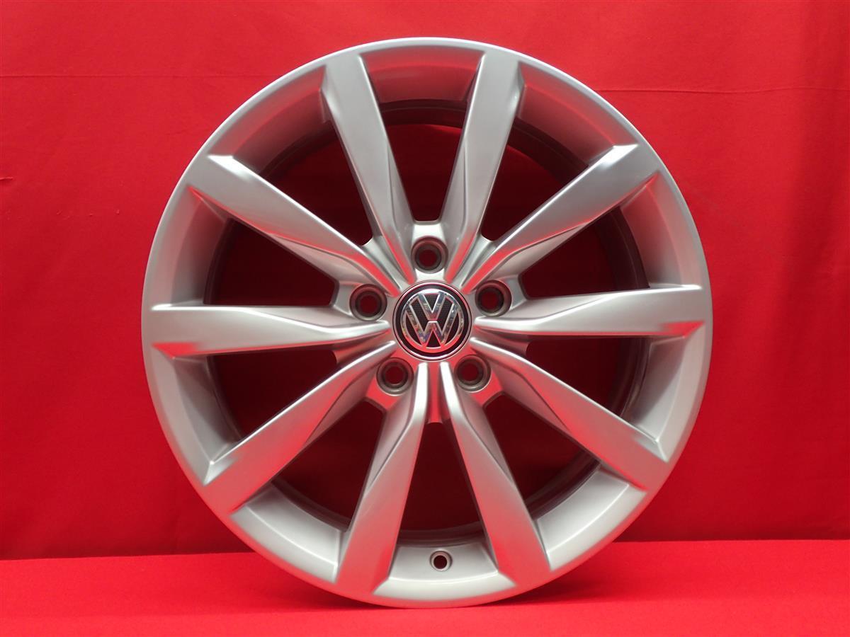 VOLKSWAGEN ゴルフ VII 純正 17インチ ホイール 4本 7J-17 PCD112 5穴 +49 ハブ57 5G0601025BF aa17_画像5