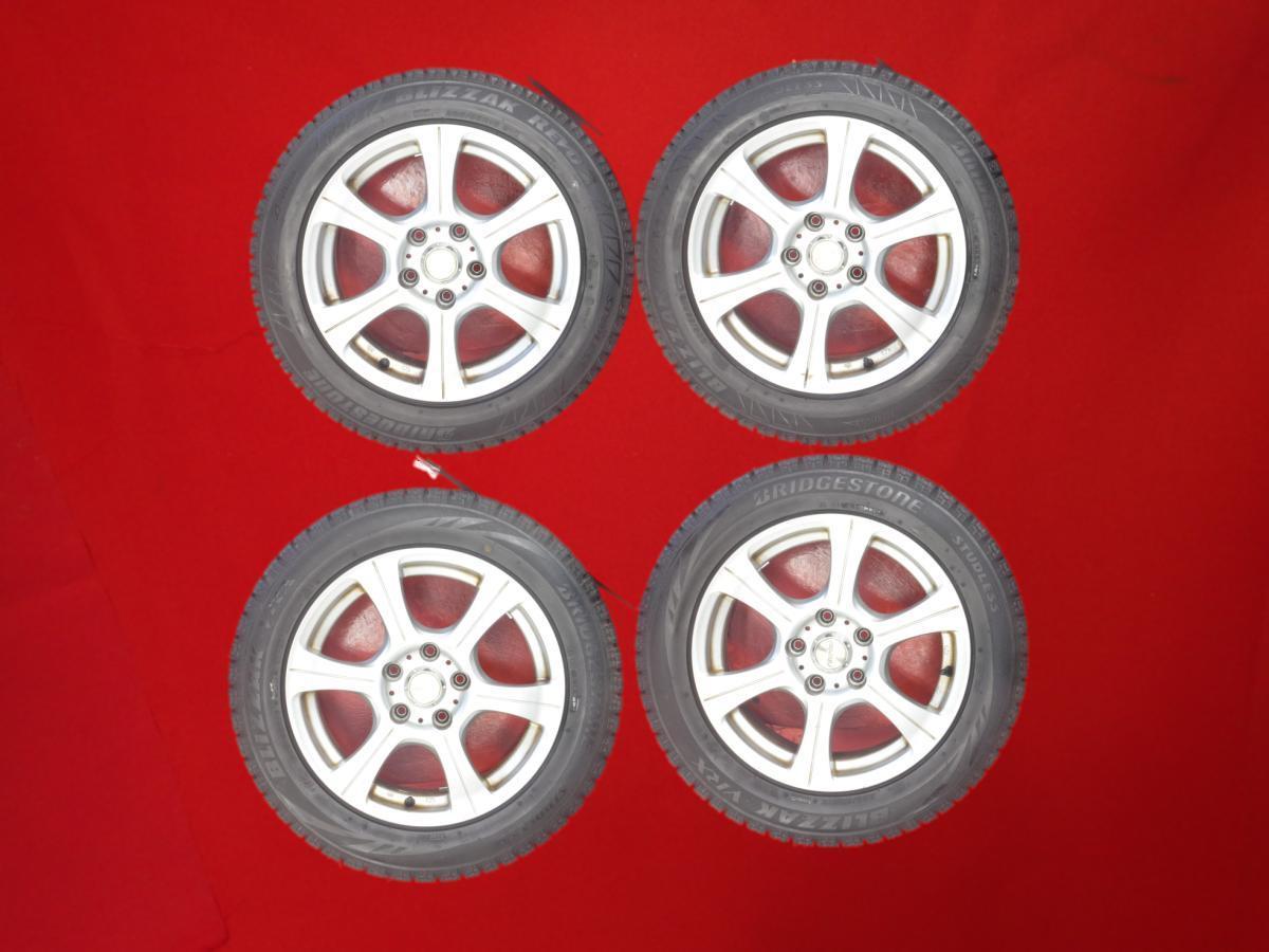 スタッドレス 6スポークタイプ1P+ブリヂストンブリザックREVO2 205/55R16,225/50R16 8.5分山★クラウンなどに!stwt16