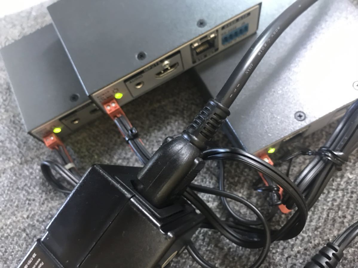 説明書付き、Extron製 DTP-HDMI-330Rx DTP-HDMI-230Tx（2個）3点セット、通電のみ、その他未確認現状品シャック品部品取り_画像2