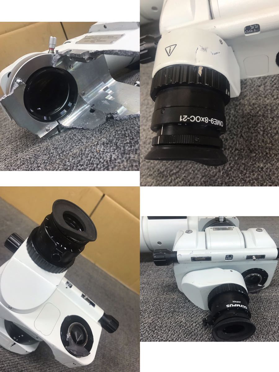 OLYMPUS OME-9000/OME9-ZB/OME9-DO/OME8C-TBI/OME9-8xOC-21 顕微鏡パーツ 状態悪いです、現状品シャック品部品取り_画像10