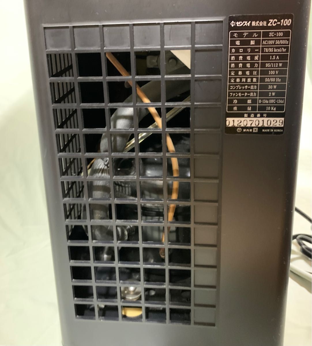 ◇ゼンスイ 水槽クーラー ZC-100 *取り説付き◇美品です
