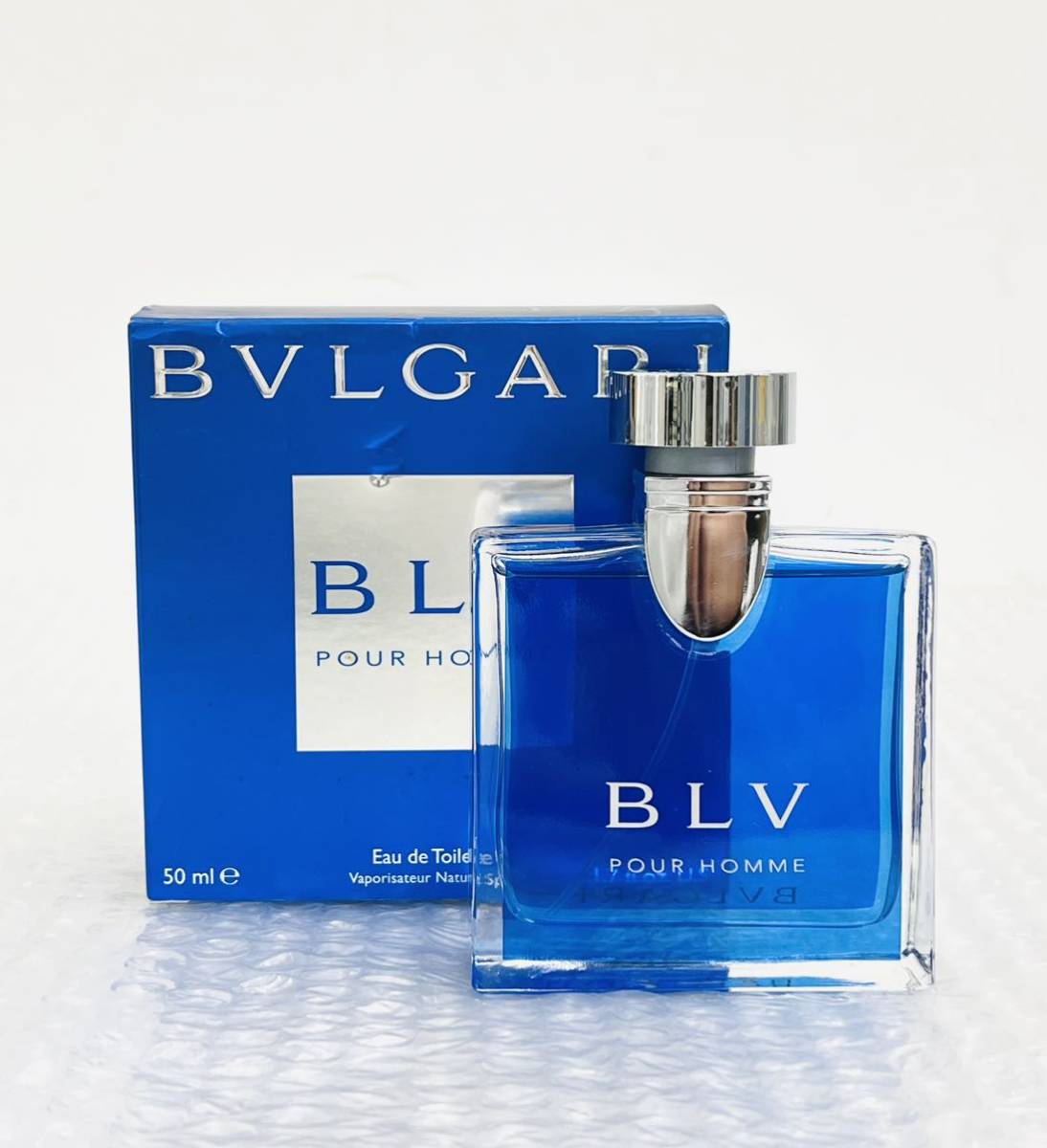 ♪ ほぼ未使用BVLGARI ブルガリBLV POUR HOMMEプールオムブルーEDT