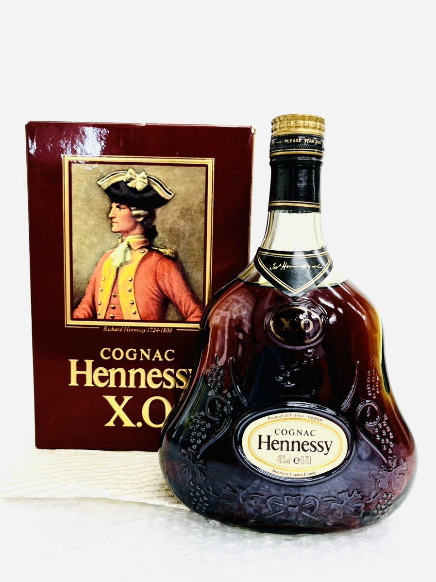 I♪ 未開栓 古酒 Hennessy ヘネシー X.O グリーンボトル ブランデー 