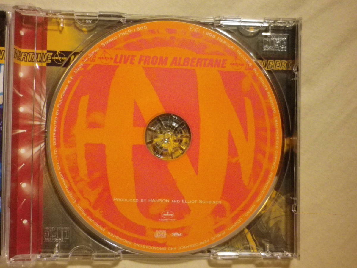 [Hanson альбом 4 шт. комплект ( с лентой центр,DVD есть иметь,Middle Of Nowhere,Live From Albertane,Underneath,Shout It Out,Pops,Rock)