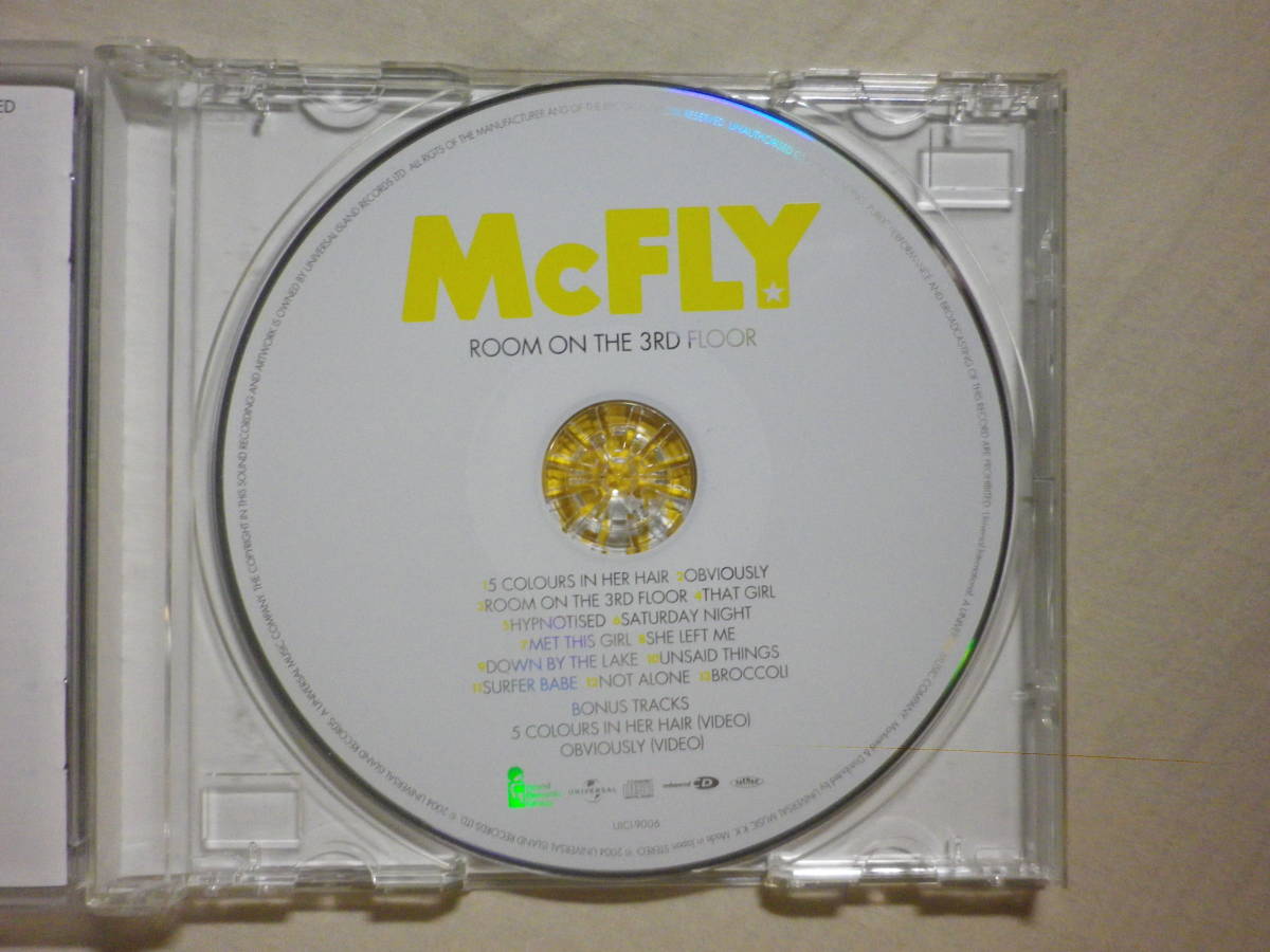 『McFLY 国内盤帯付アルバム4枚セット』(Room On The 3rd Floor,Wonderland,Motion In The Ocean,Above The Noise,UK,Pop,Punk)_画像4