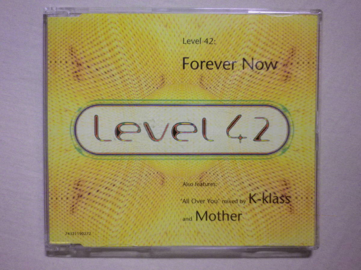 CDS 『Level 42/Forever Now(1994)』(RCA 74321190272,UK盤,4track,80's,Jazz,Funk,AOR,All Over You)_画像1