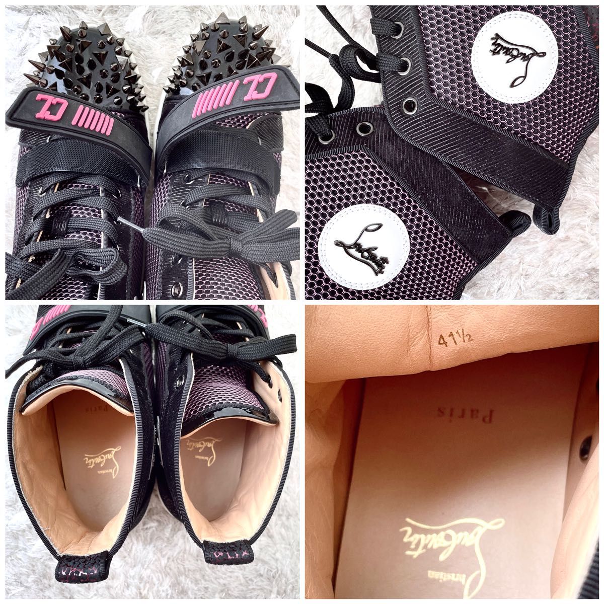 Christian Louboutin クリスチャンルブタン スタッズ メタリック Christian Louboutin クリスチャンルブタン スタッズ メタリック