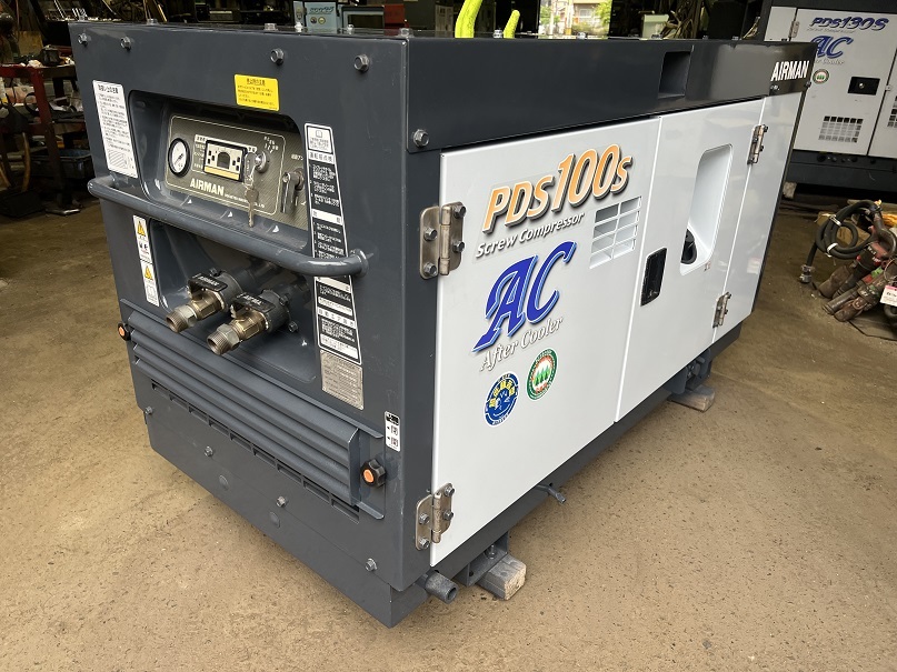 AIRMAN PDS100SC-5C1型 コンプレッサー中古機 AIRMAN PDS100SC-5C1型 コンプレッサー中古機