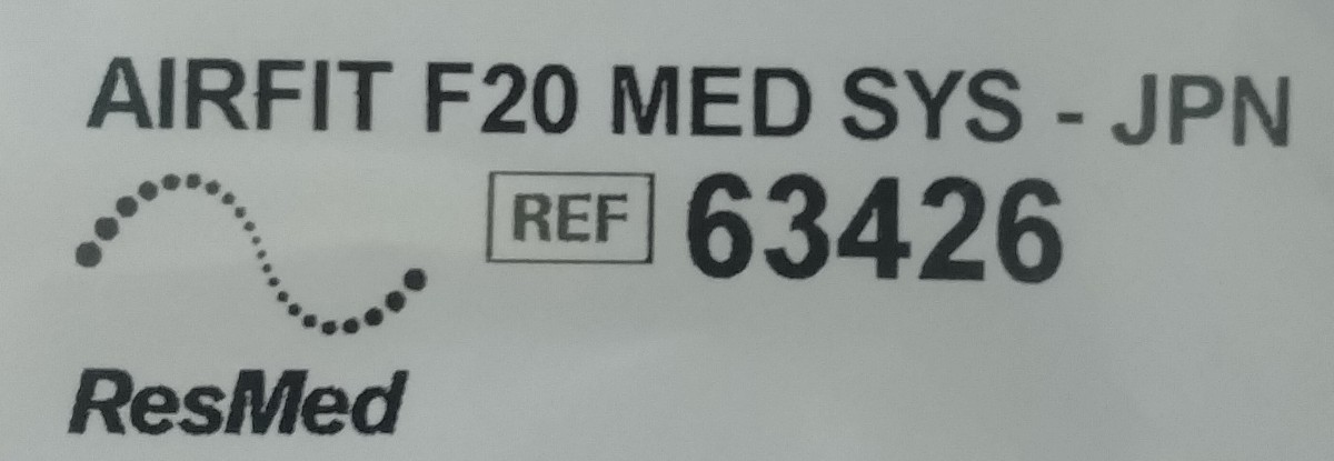 安値 Mサイズ AIRFIT F20 エアフイット マスク CPAP シーパップ