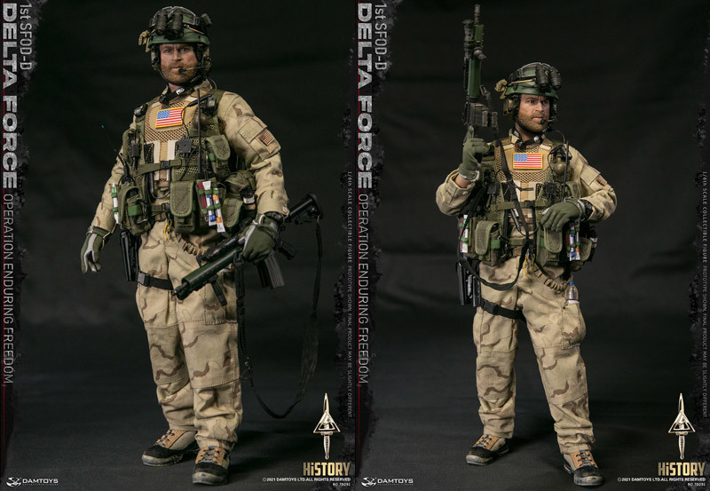 DAMTOYS 78091 アメリカ陸軍 デルタフォース 不朽の自由作戦 1/6スケールフィギュア DELTA FORCE 1st SFOD-D Operation Enduring Freedom_画像2