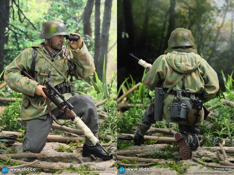 D80163 Германия страна . армия суша армия ...snaipa-woruf gun g1/6 шкала фигурка DID WW2 German Wehrmacht-Heer sniper - Wolfgang