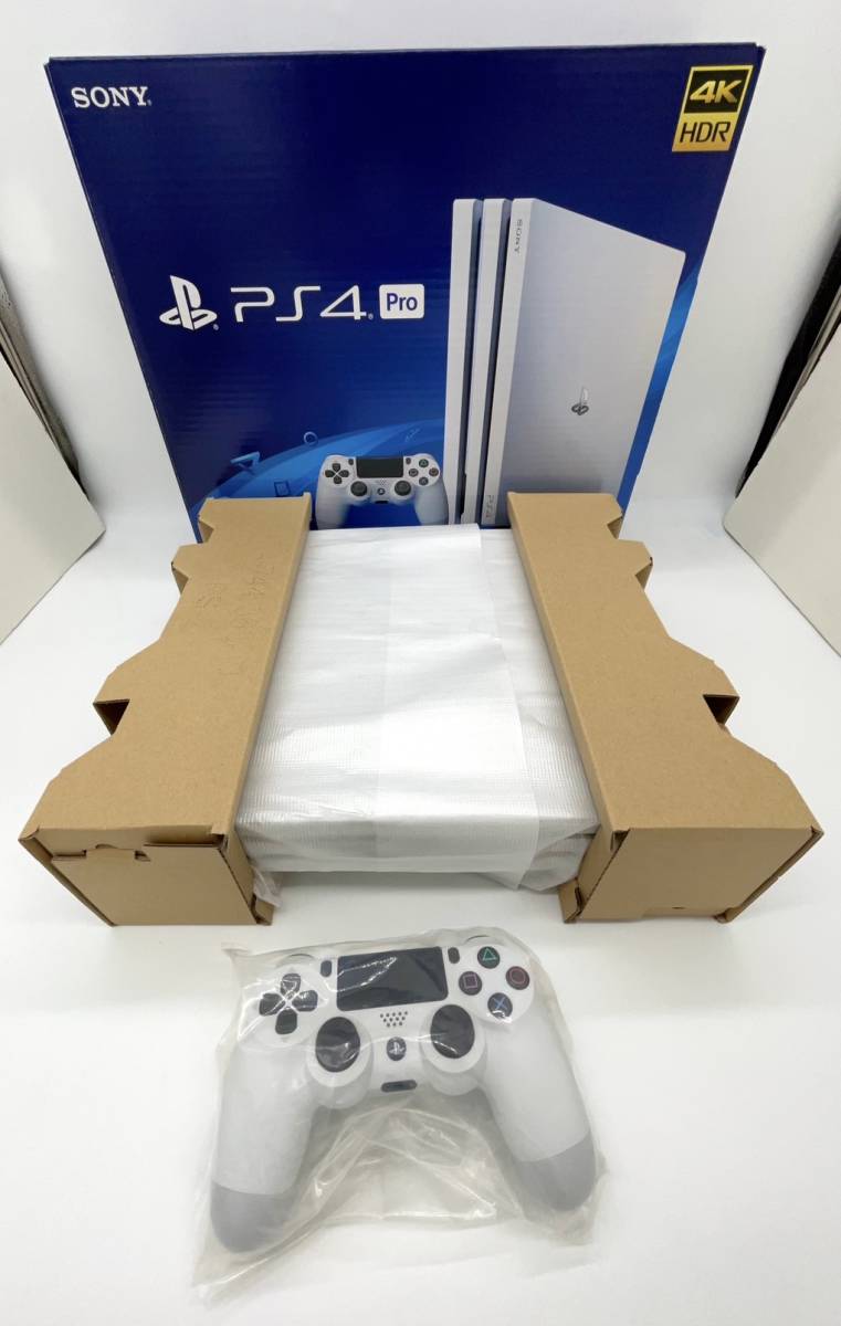 PS 4 Pro グレイシャー・ホワイト 1TB (CUH-7200)【美品】 | www