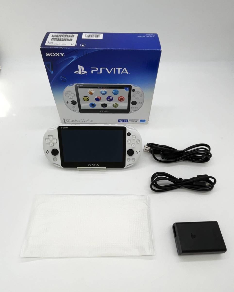 PlayStation Vita Wi-Fiモデル グレイシャー・ホワイト(PCH-2000ZA22)【美品】｜PayPayフリマ