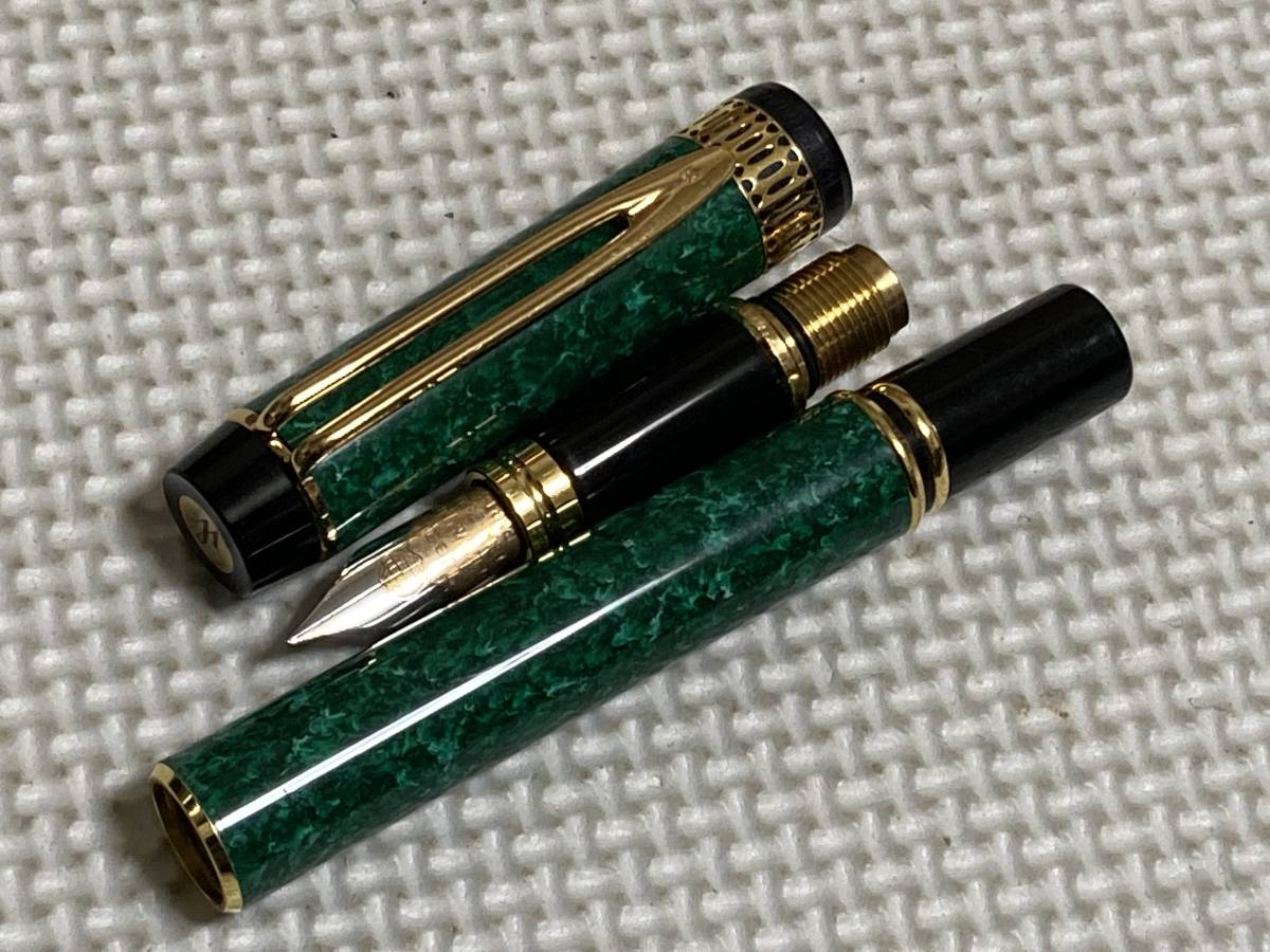 WATERMAN ウォーターマン 万年筆 ルマン100 グリーン ペン先18K-750