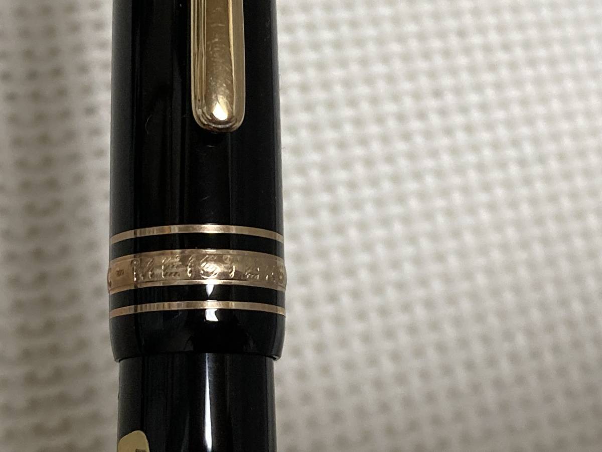 MONTBLANC モンブラン MEISTERSTUCK 万年筆 吸入式 ブラック ペン先14K