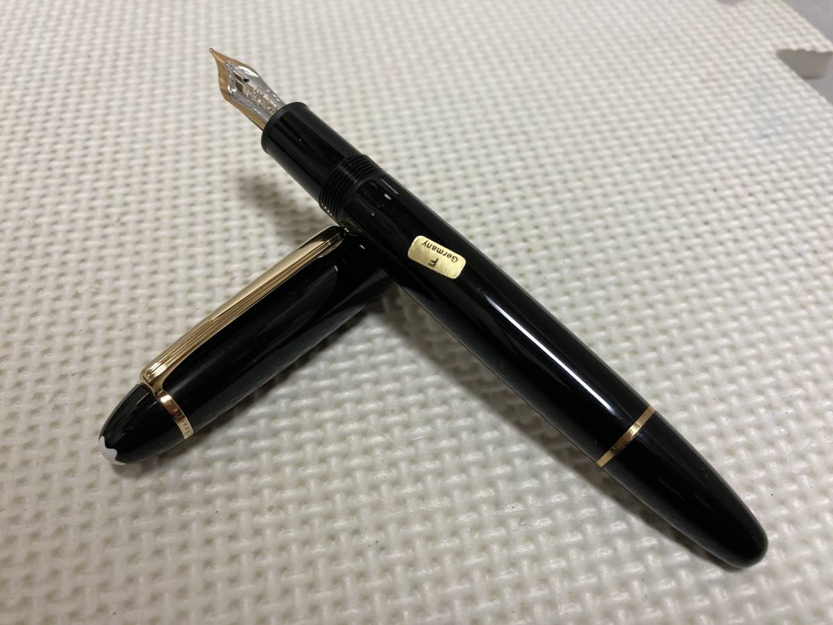 MONTBLANC モンブラン MEISTERSTUCK 万年筆 吸入式 ブラック ペン先14K