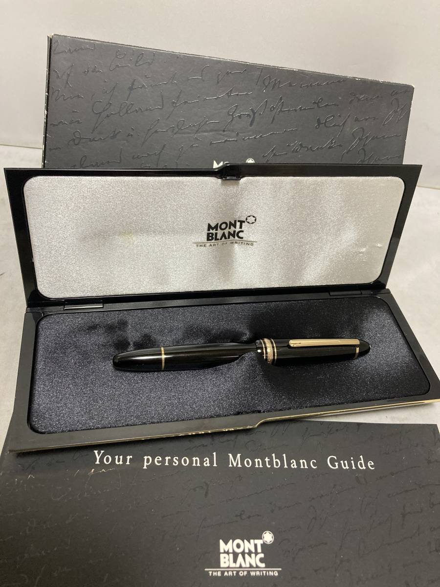 MONTBLANC モンブラン MEISTERSTUCK 万年筆 吸入式 ブラック ペン先14K