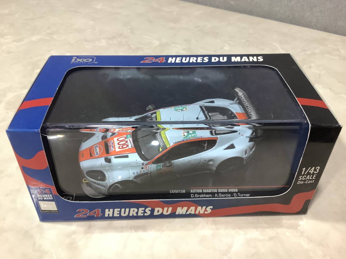 1.5 1円〜 イクソ 1/43 LMM150 Aston Martin DBR9 #009 Winner Class Le Mans 2008 ixo_画像5