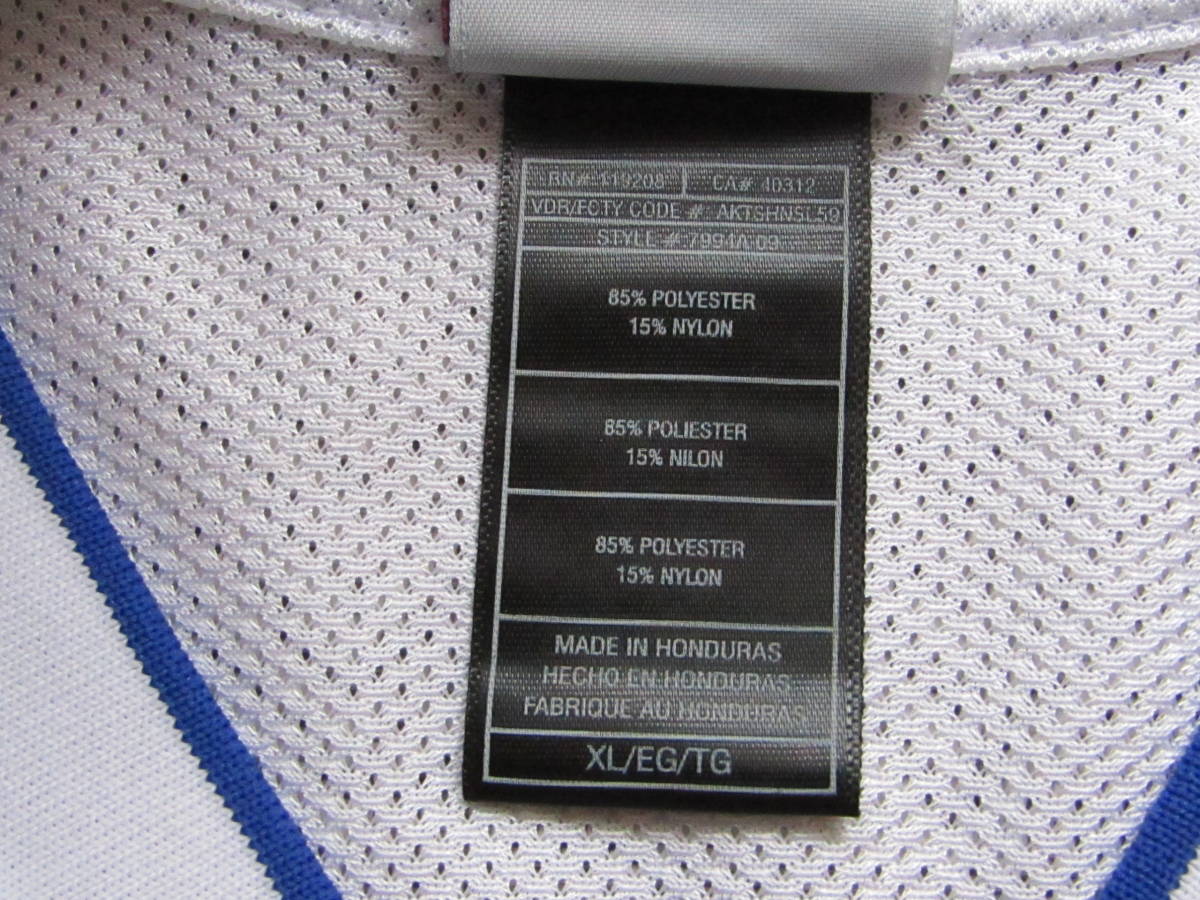 【美品】 NBA IVERSON #1 アレン・アイバーソン PISTONS デトロイト・ピストンズ adidas アディダス ユニフォーム ジャージ バスケ XL_画像10