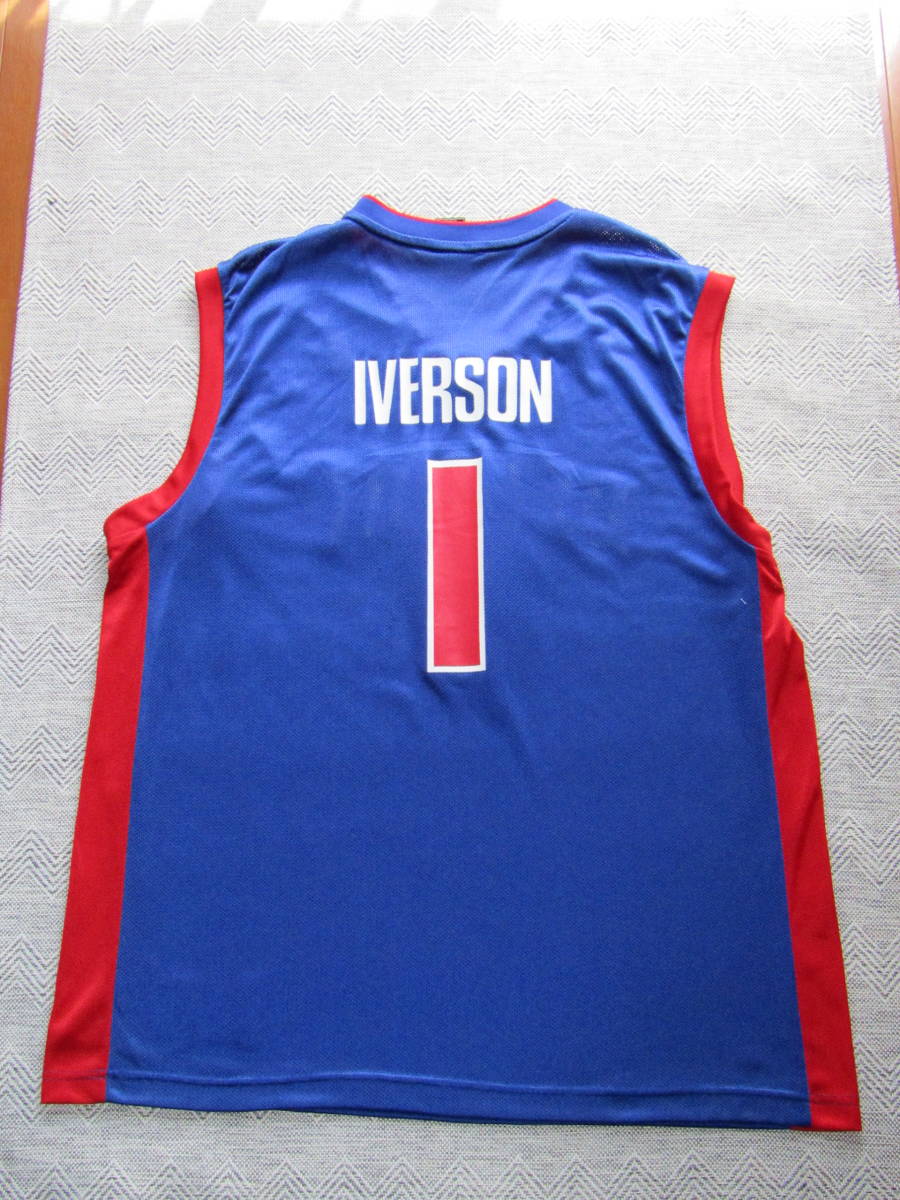 値引きする NBA 希少！ PISTONS XL シャツ バスケ ジャージ