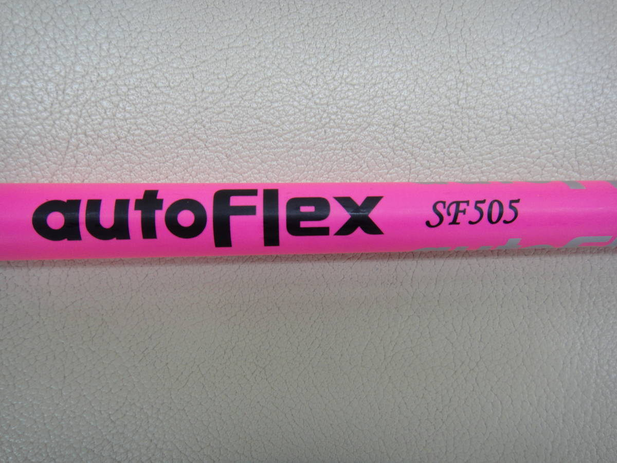 美品】 autoFlex オートフレックス SF505 DR用 シャフト 長さ43.75インチ 先端剥離35ｍｍ eliteグリップ 