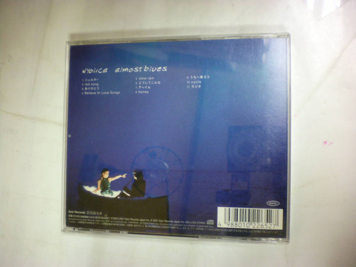 CDアルバム[ wyolica ワイヨリカ ]almost blues 11曲 男女デュオユニット 送料無料_画像2