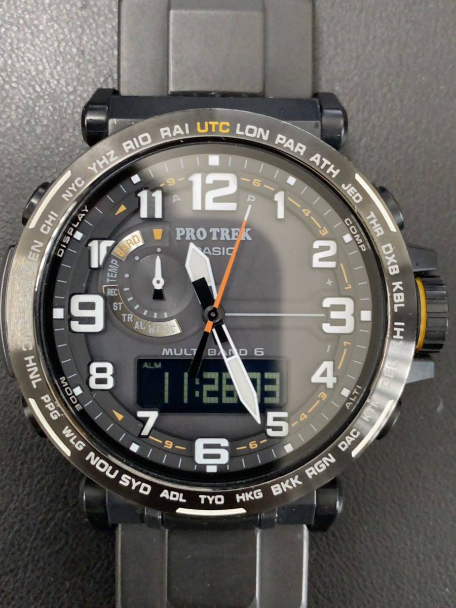 定番国産 CASIO カシオ PROTREK プロトレック ブラック KJ8Ih