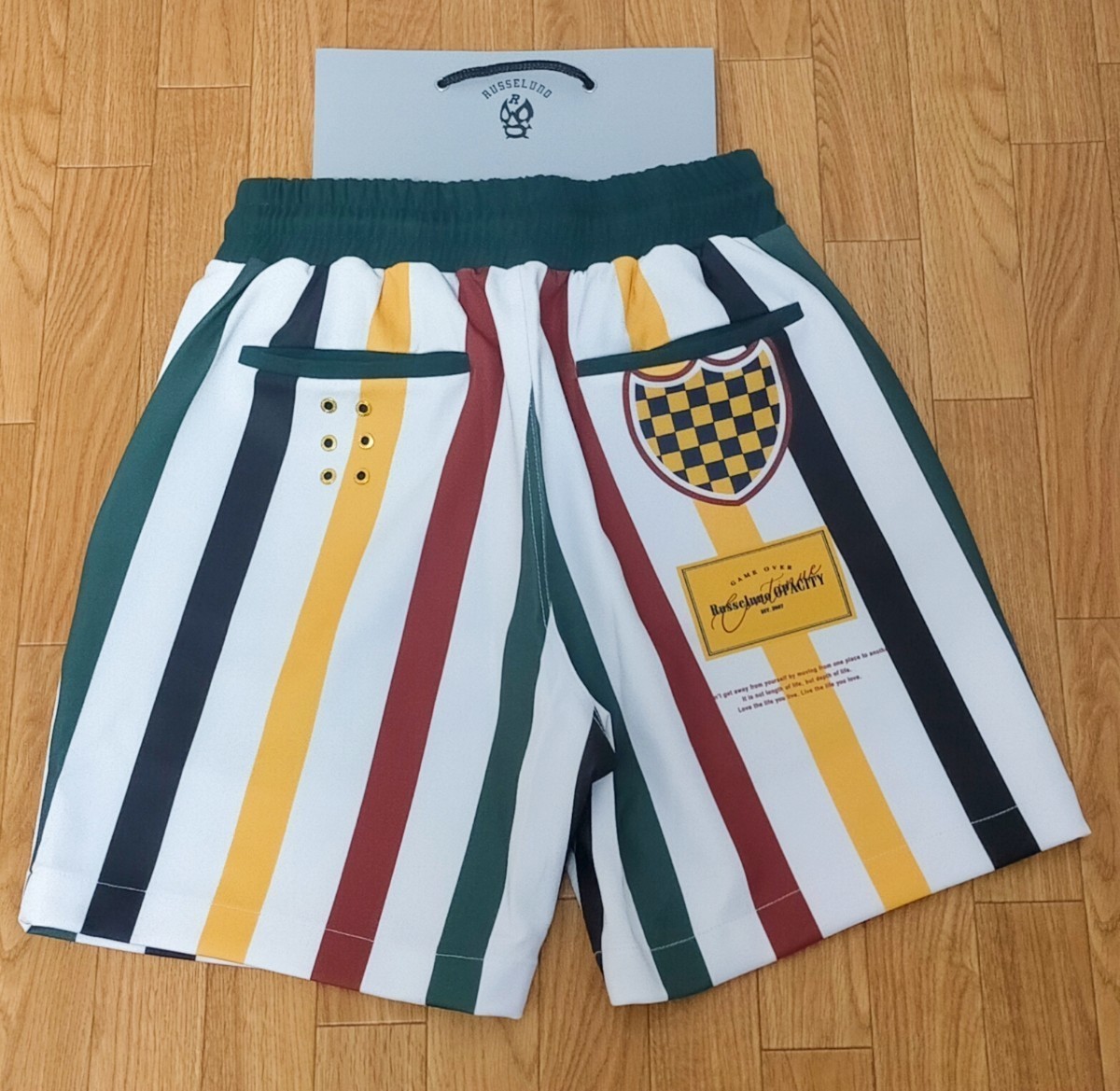 新品 タグ付き ラッセルノ RUSSELUNO ルチャ マスク JERSEY SHORTS