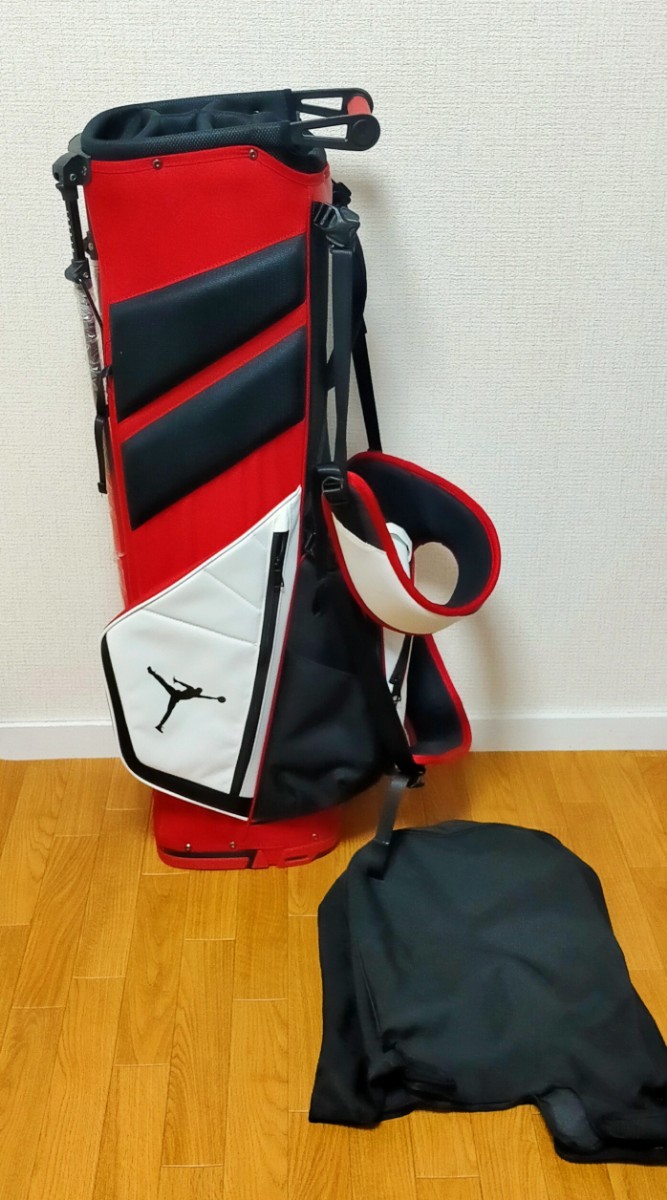 新品 Jordan Fadeaway 6-Way Golf Stand Bag red ジョーダン ゴルフ キャディバッグ Chicago シカゴ  300個限定