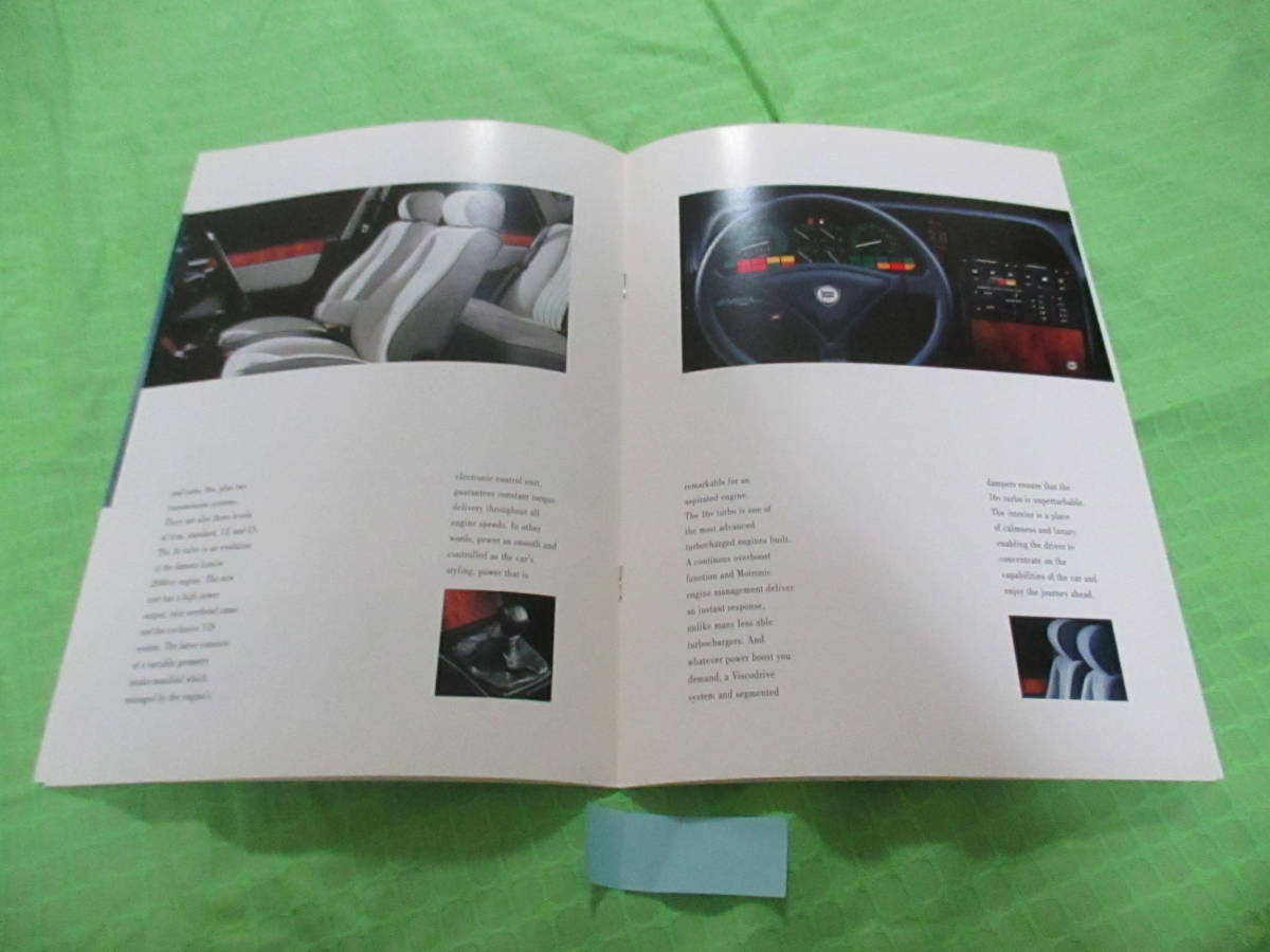  catalog only V2122 V Lancia V LANCIA THEMA foreign language V1992.10 month version 6 page 