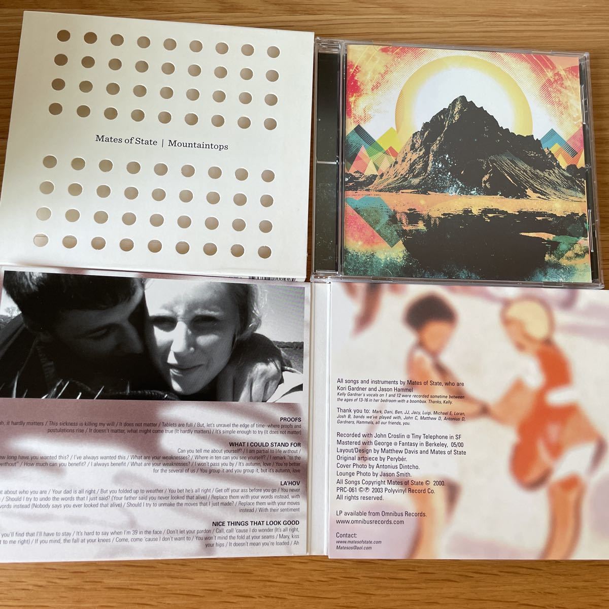 ■ CD Mates of State Mountaintops + MY SOLO PROJECT 2枚セット_画像3