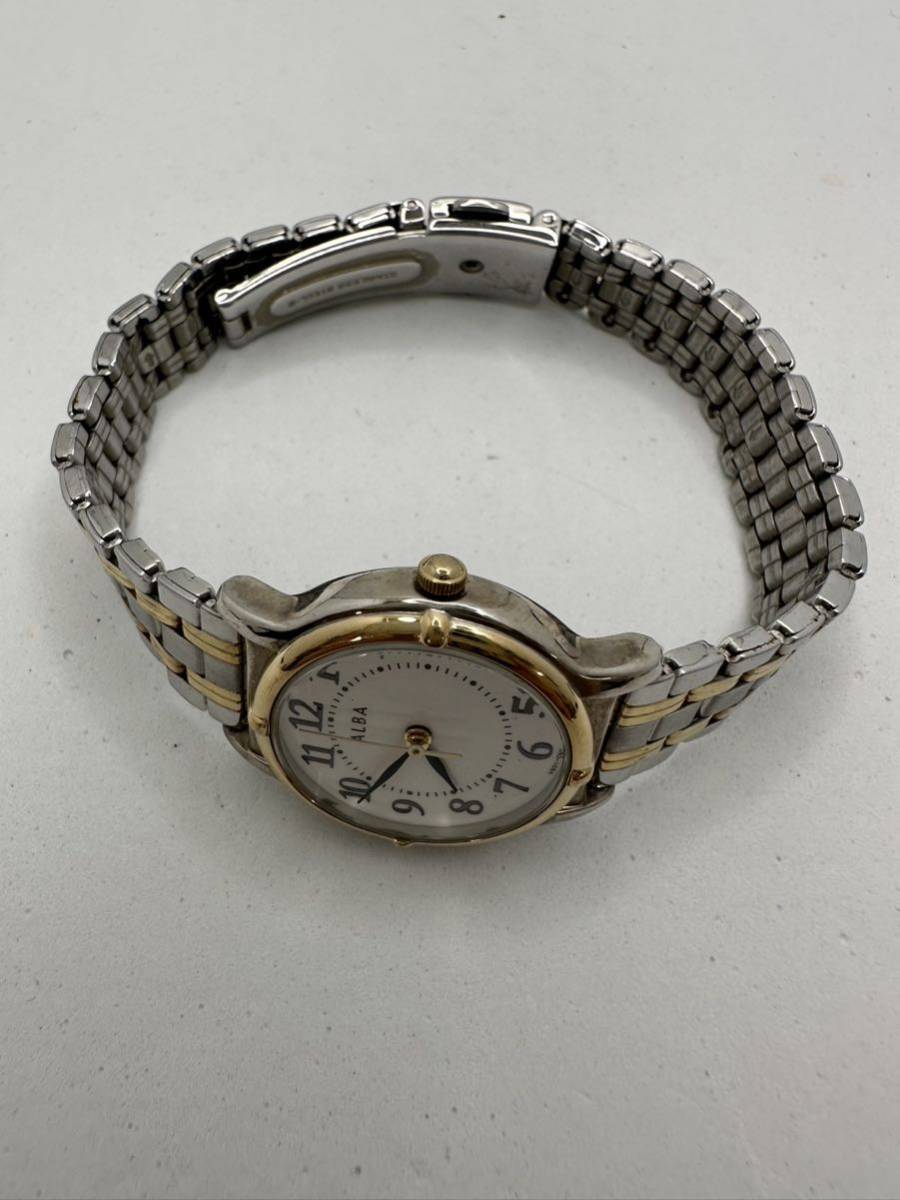 【SEIKO 】ALBA レディース腕時計 V501-0EE0 中古品　電池交換済み　稼動品　8-2_画像4