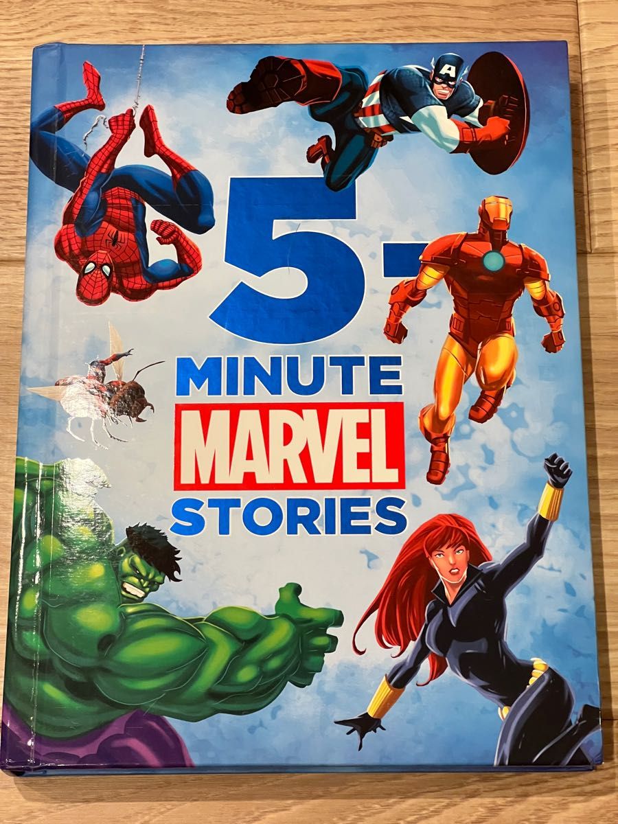 美品 5minute stories MARVEL スパイダーマン 英語学習 絵本 読み聞かせ 子供
