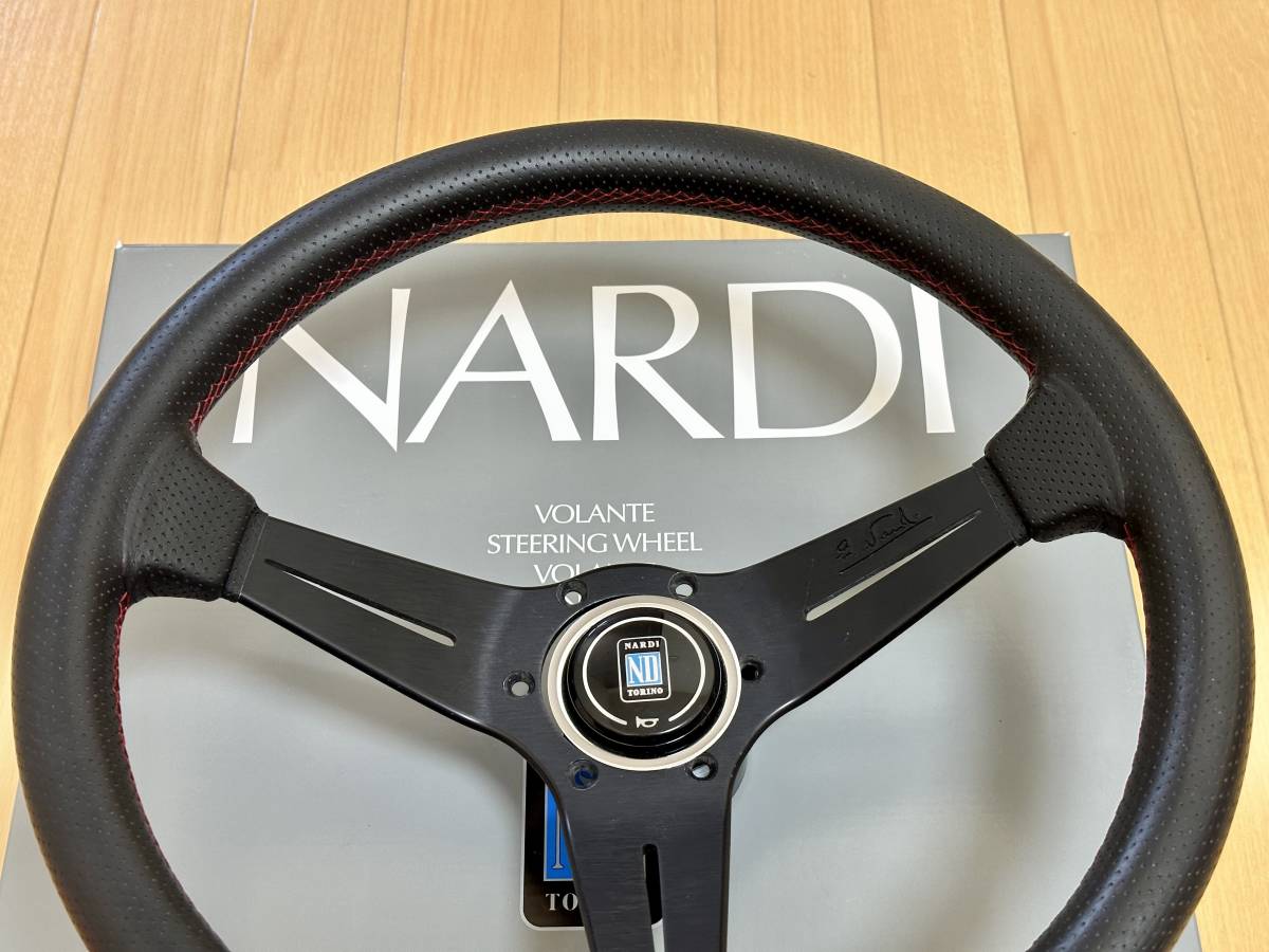 正規品】NARDI ラリー ディープコーン パンチング レザー ステアリング