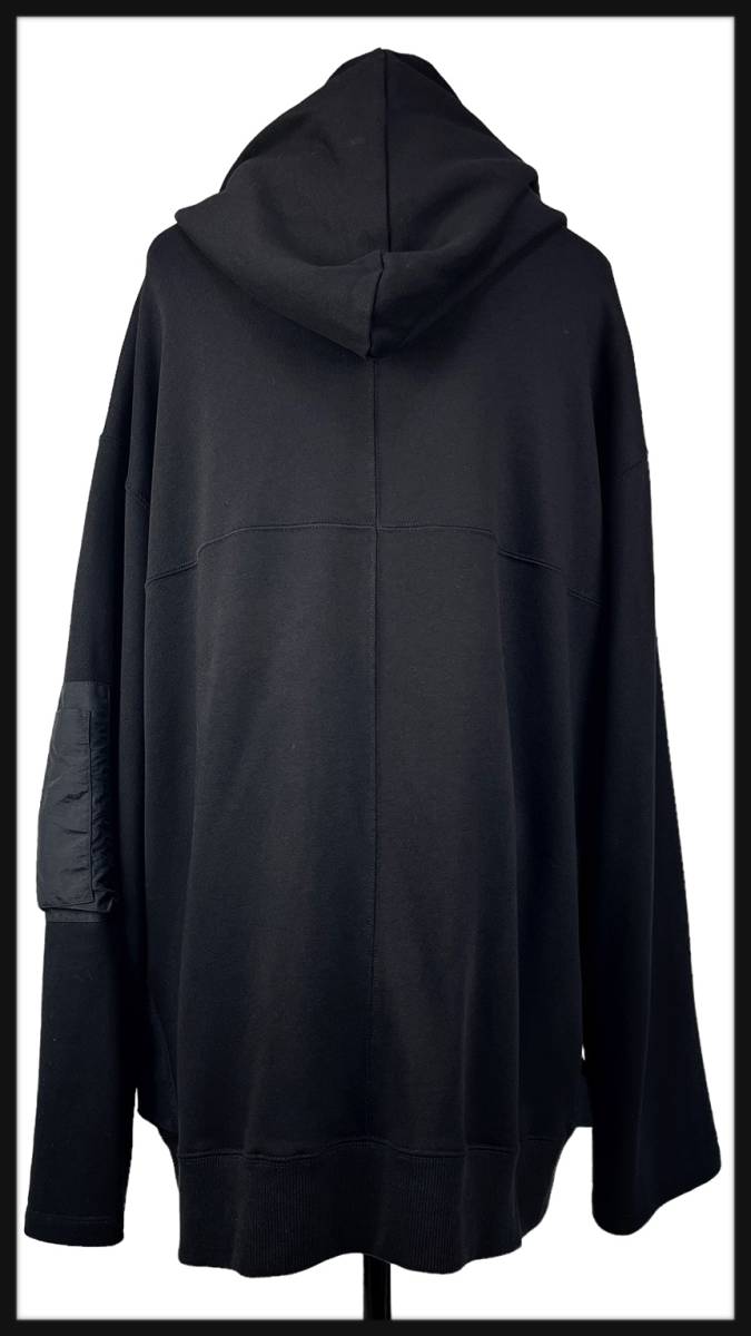 A.F HOMME ARTEFACT 21AW ナイロンコンビスウェットパーカー 3(L) 極美