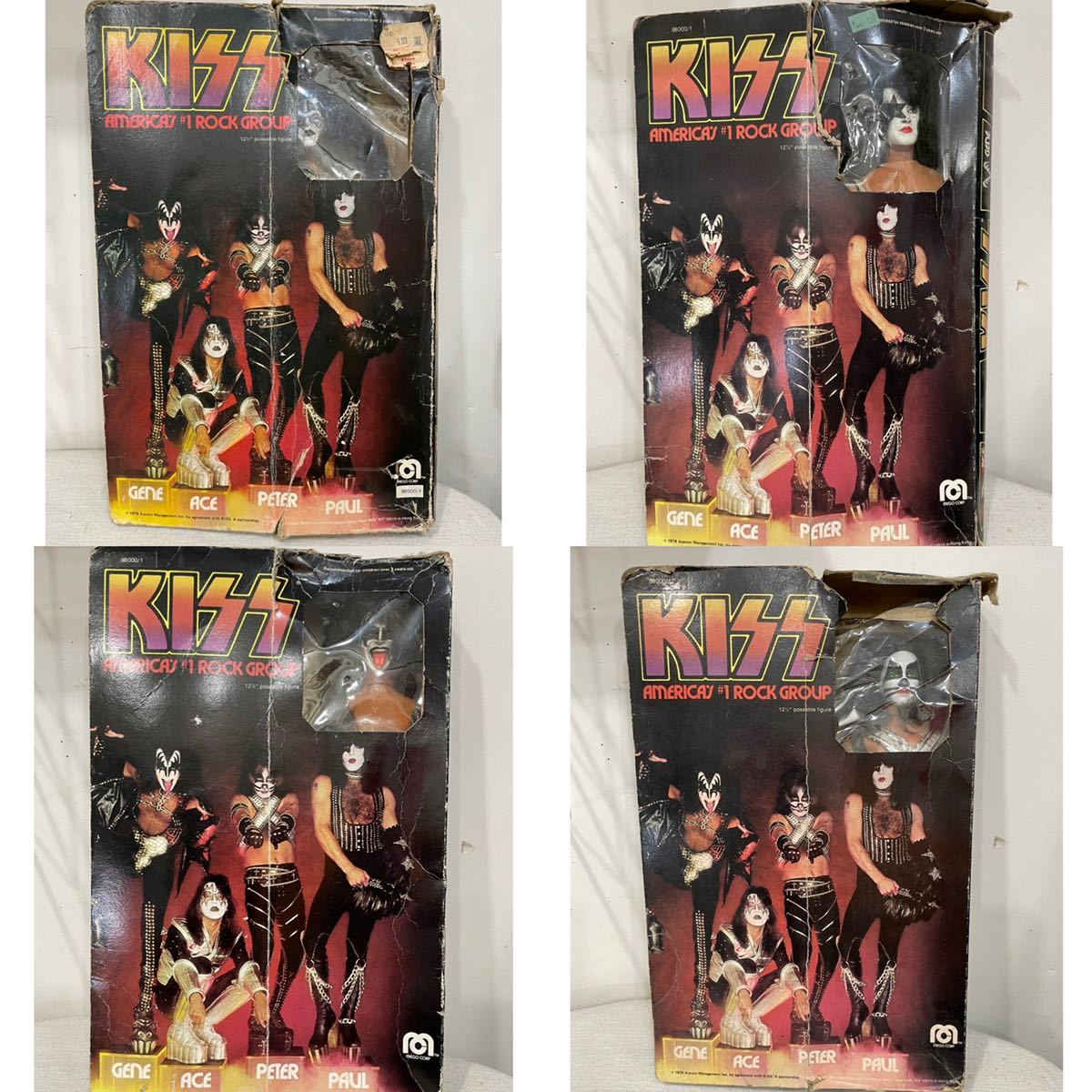 史上一番安い ○KISS ヴィンテージ 箱付き 4体セット フィギュア キッス その他