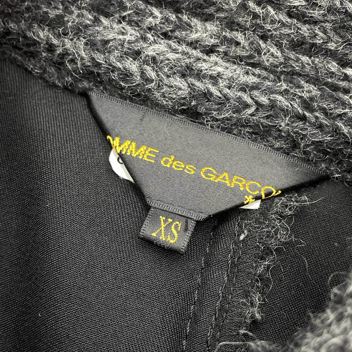 COMME des GARCONS コム デ ギャルソン ニット トレンチ コート size