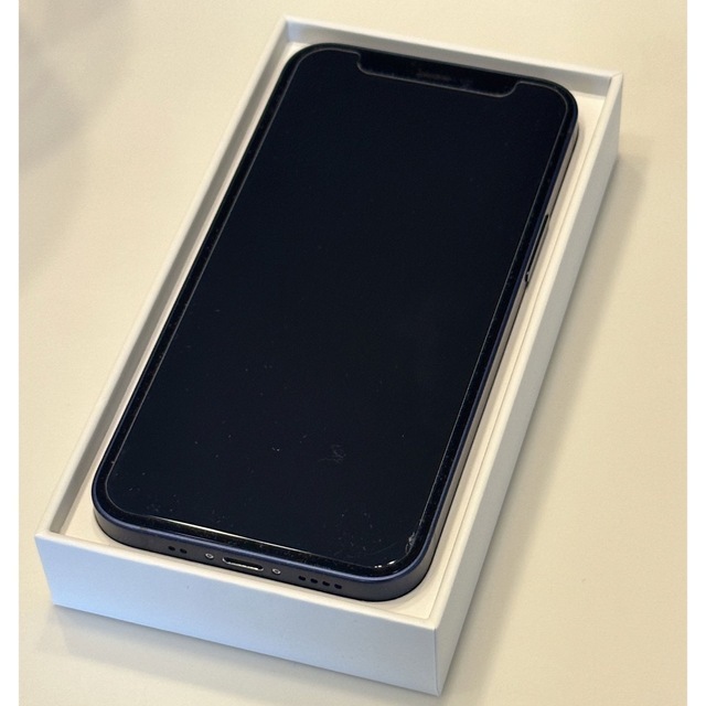 [美品】Apple iPhone12 mini 128GB ブラック MGDJ3J/A simフリー の画像3