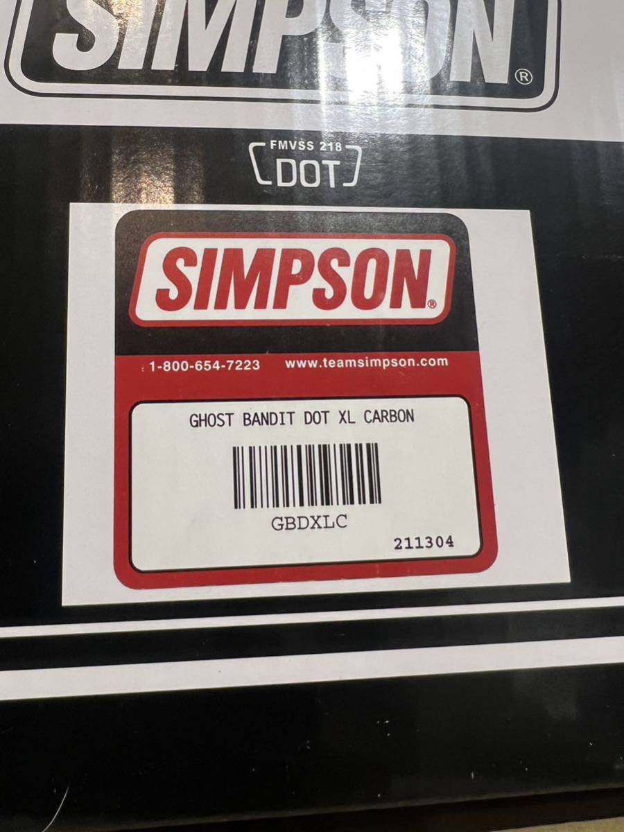 SIMPSON シンプソン ゴースト バンディット カーボンファイバー GHOST