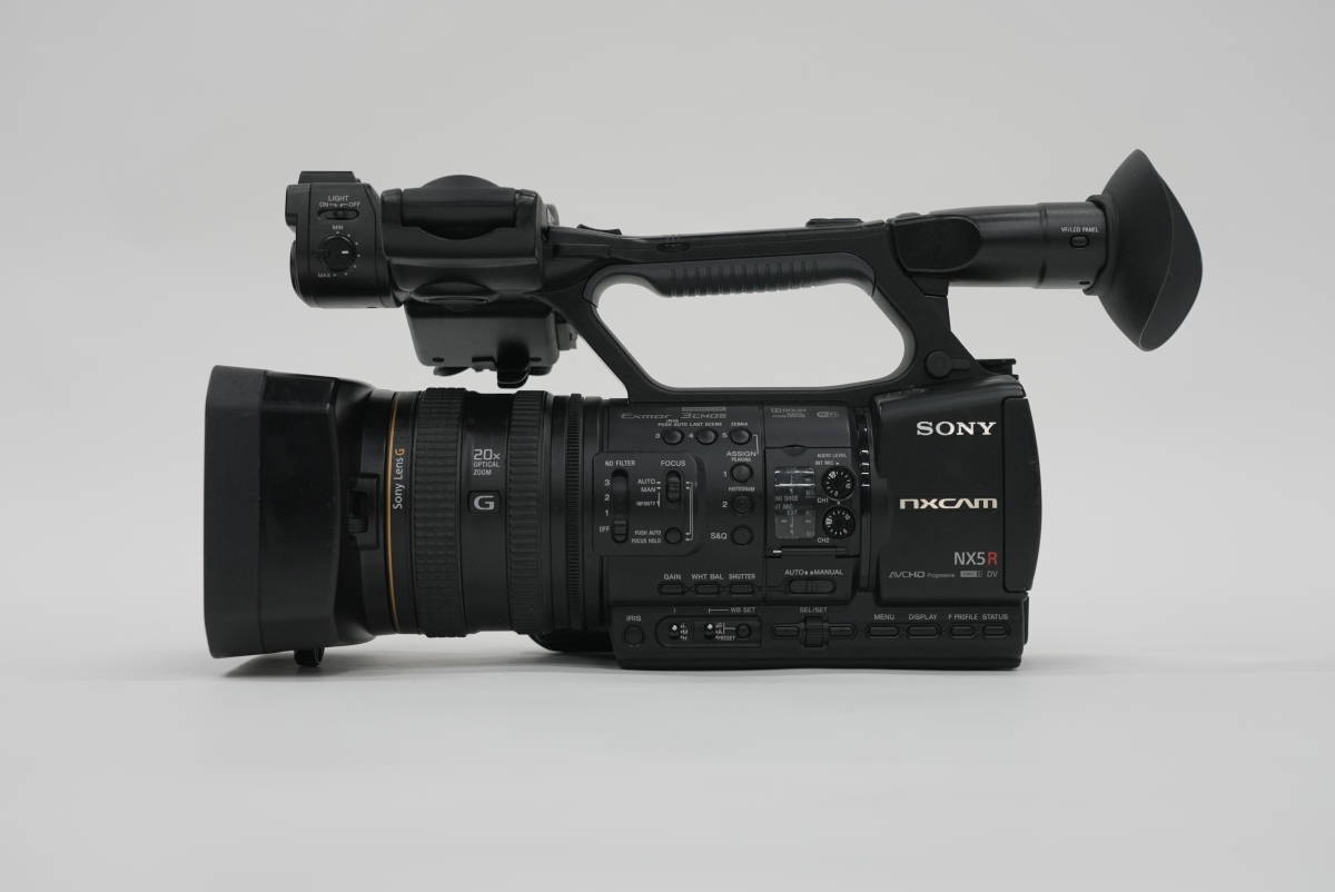 SONY NXCAMカムコーダー HXR-NX5R ビデオカメラ 業務用 【通電時間 62×10H】_画像2