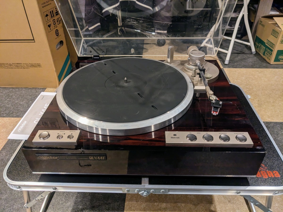 メンテナンス済 ビクター QL-Y44F 新品カートリッジ フルオート