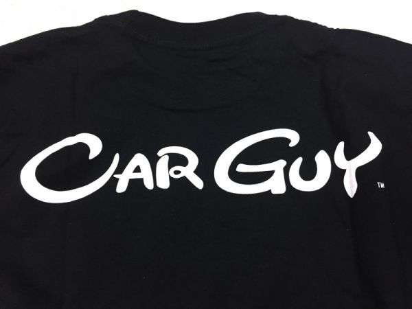 【送料無料】 Car Guy Racing カーガイ Delawear モータースポーツ レーシング チーム バックプリント有 半袖Tシャツ メンズ S 黒_画像3